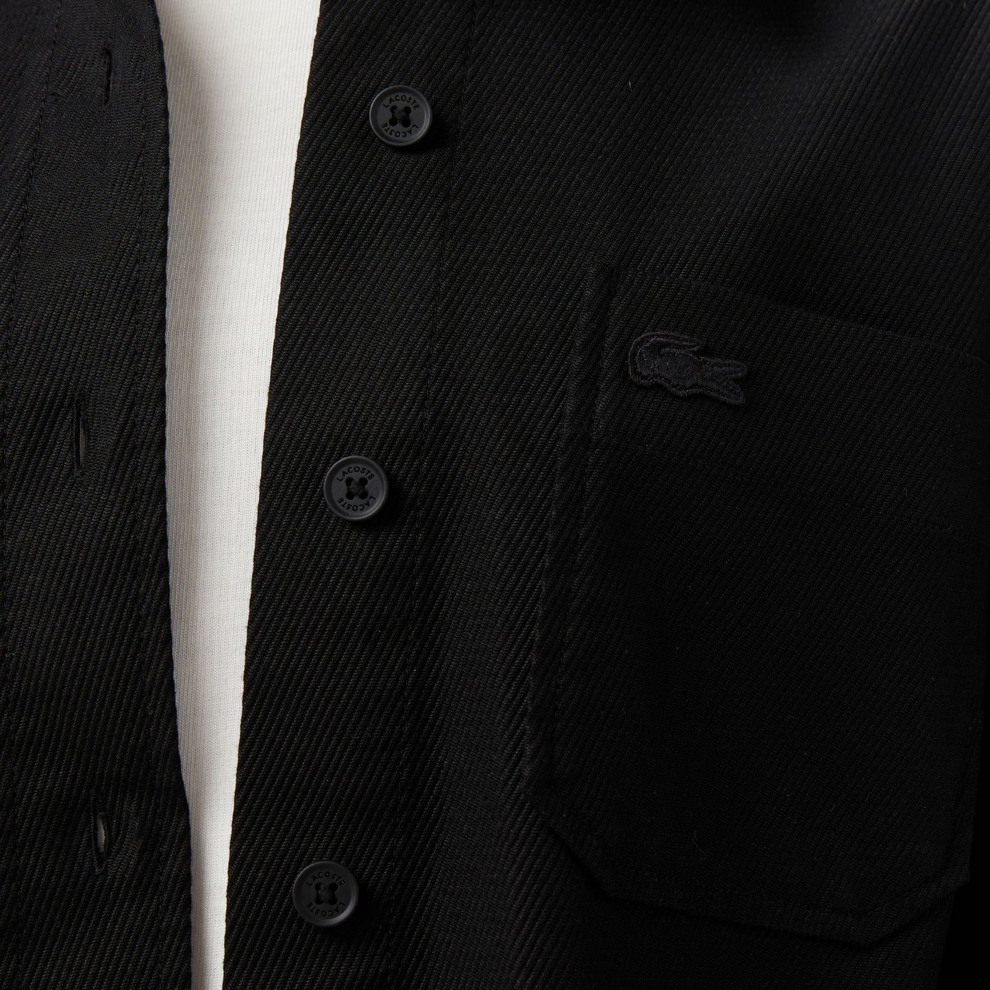Lacoste Kadın Siyah Gömlek