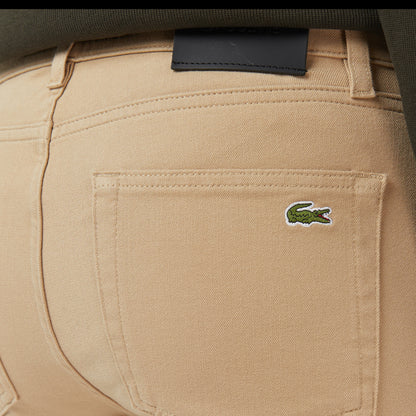 Lacoste Erkek Slim Fit Bej Jean Pantolon