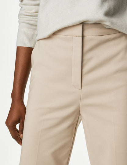 Slim Fit Yüksek Bel Pantolon