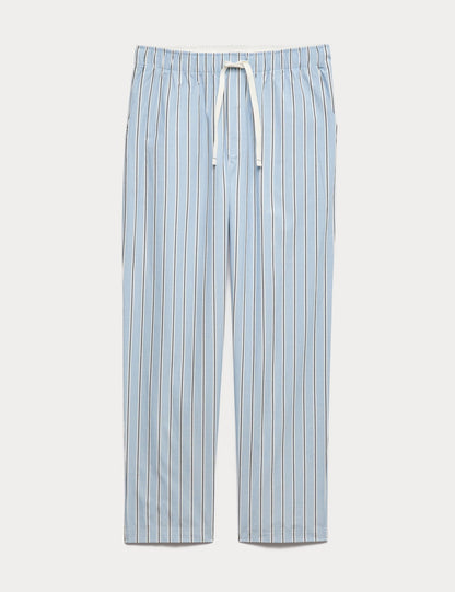 Pamuklu Çizgili Pijama Altı