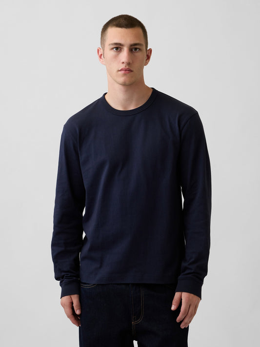 Açık Gri Heavyweight Relaxed T-shirt