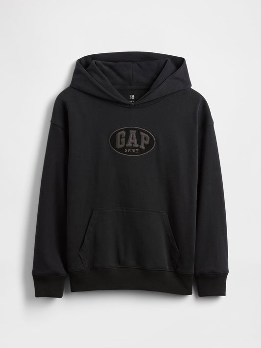 Siyah Vintagesoft Terry Sport Logo Sweatshirt