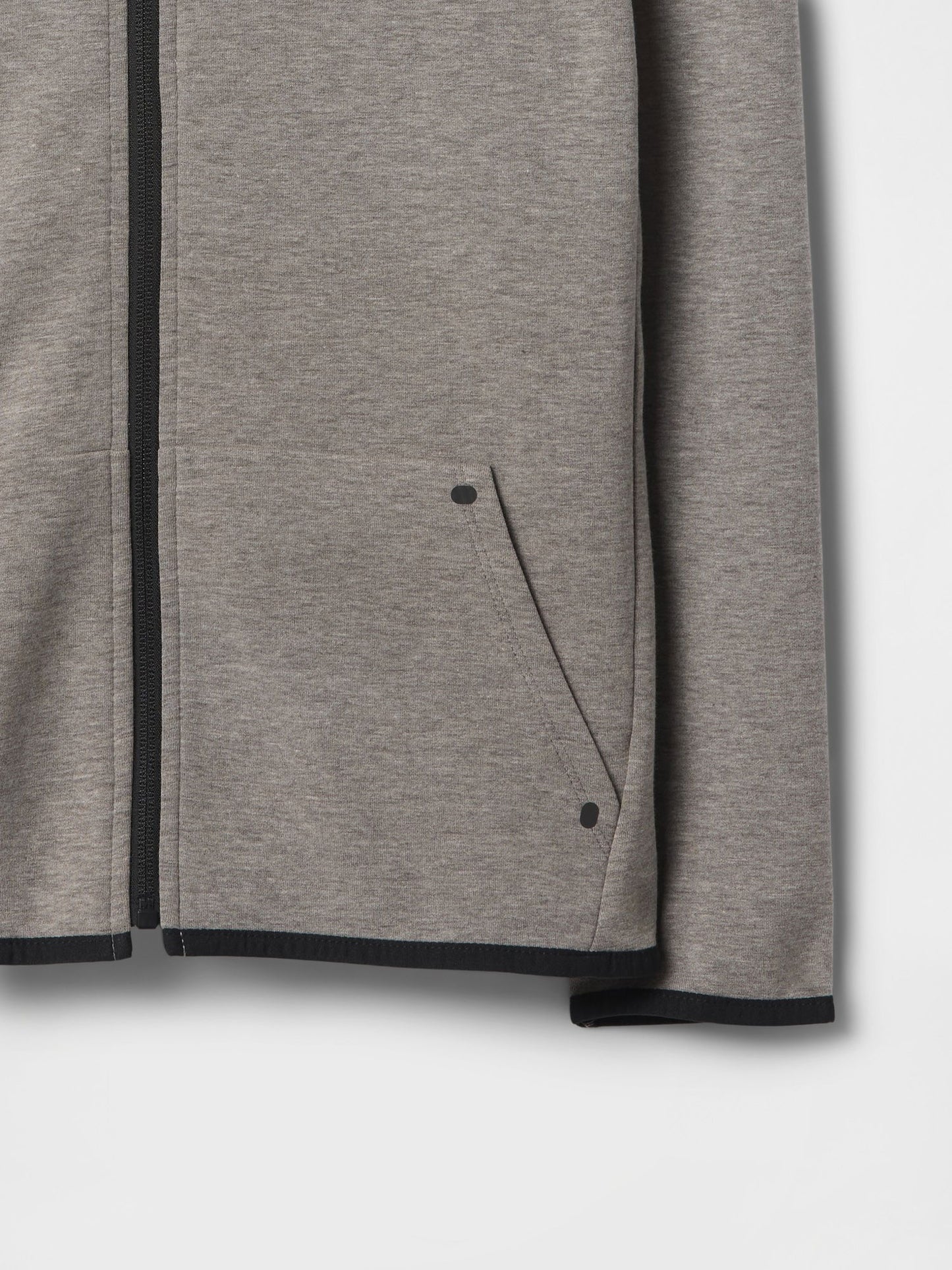 Gri Gapfit Tech Fermuarlı Sweatshirt
