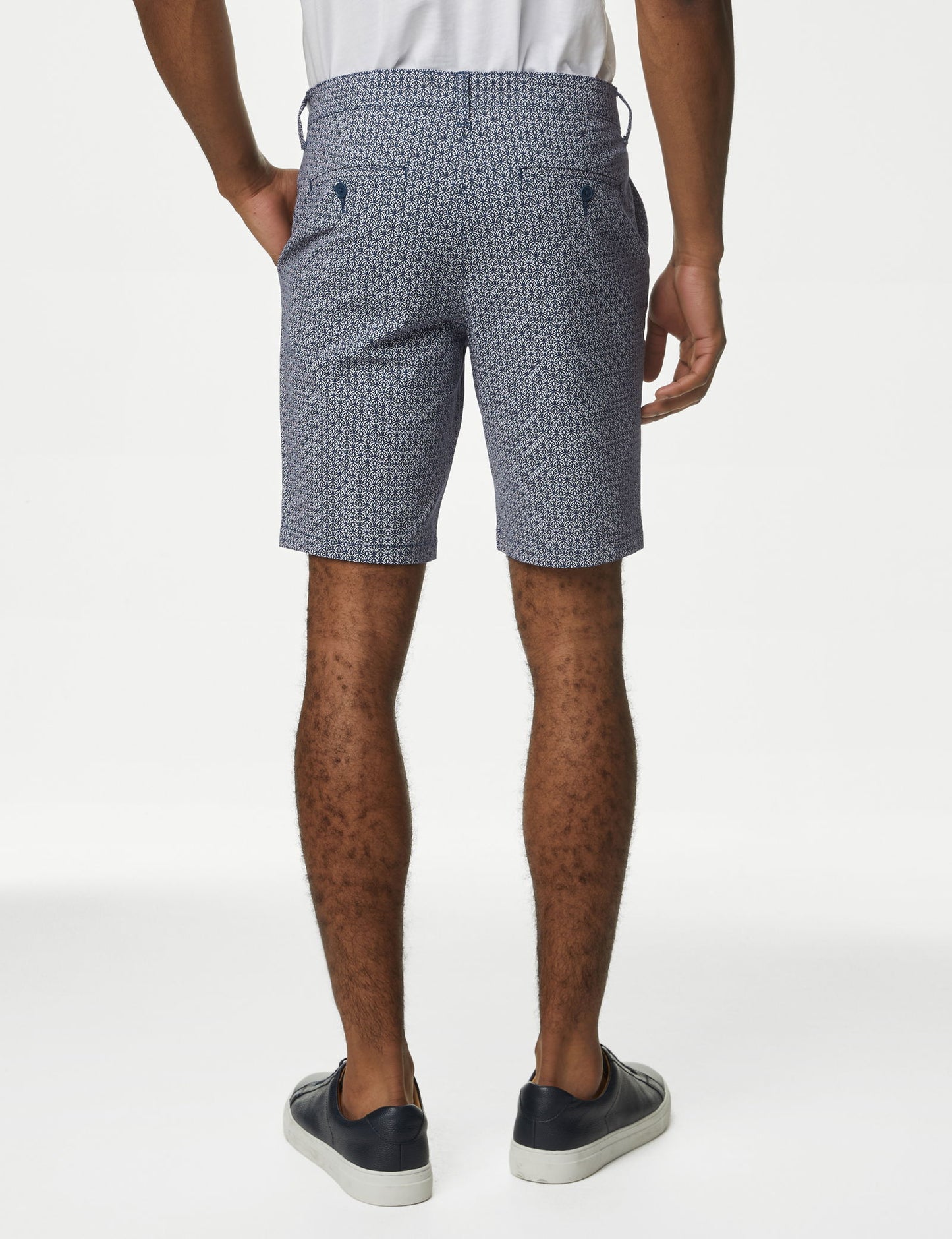Regular Fit Desenli Şort