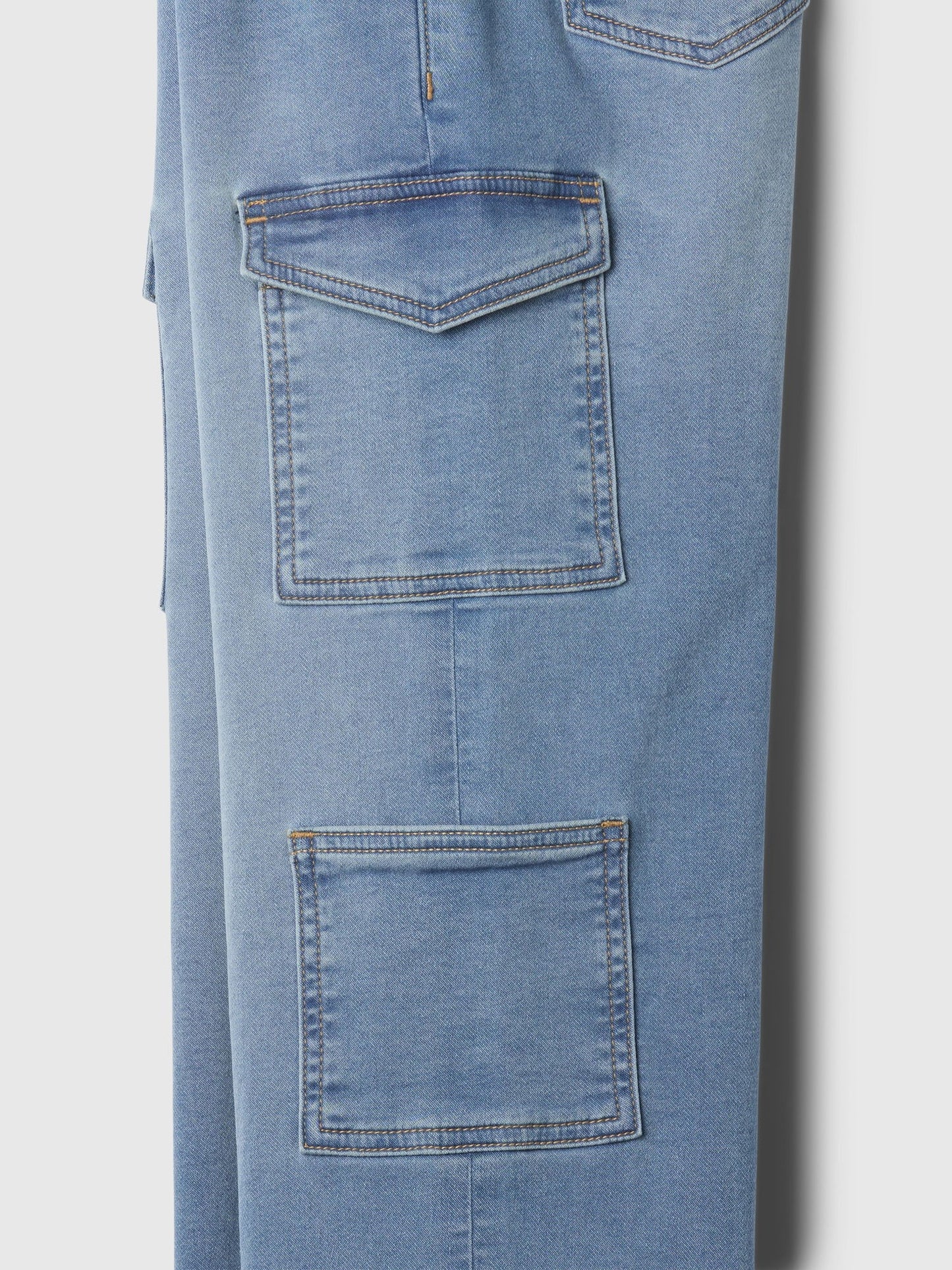 Mavi High Rise Wide-leg Kargo Pull-on Jean Pantolon