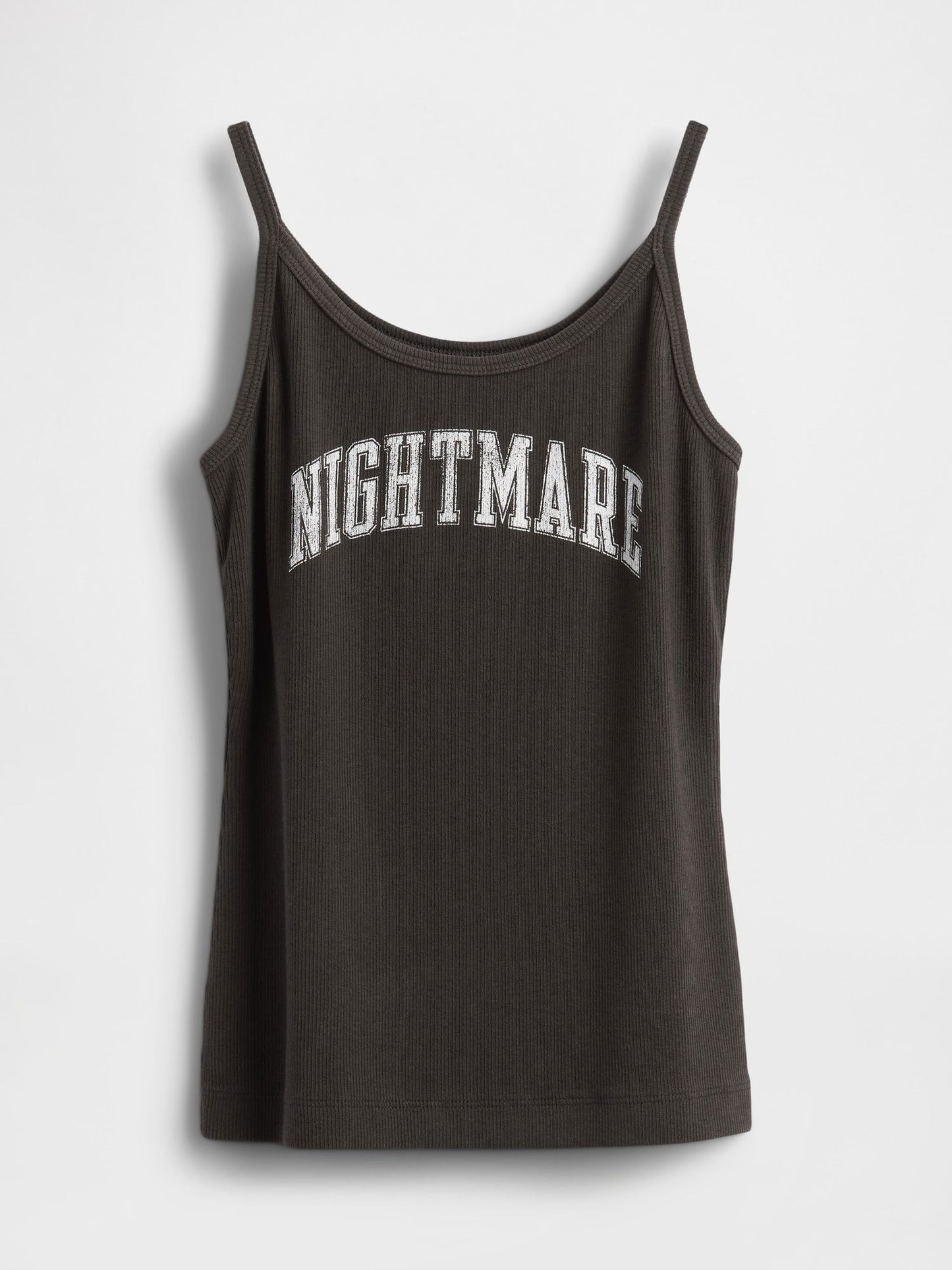 Siyah Gap × Disney Tim Burton’s The Nightmare Before Christmas Mini Rib Tank