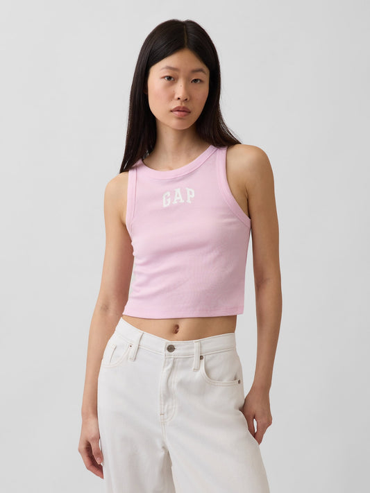 Açık Pembe Gap Logo Crop Atlet