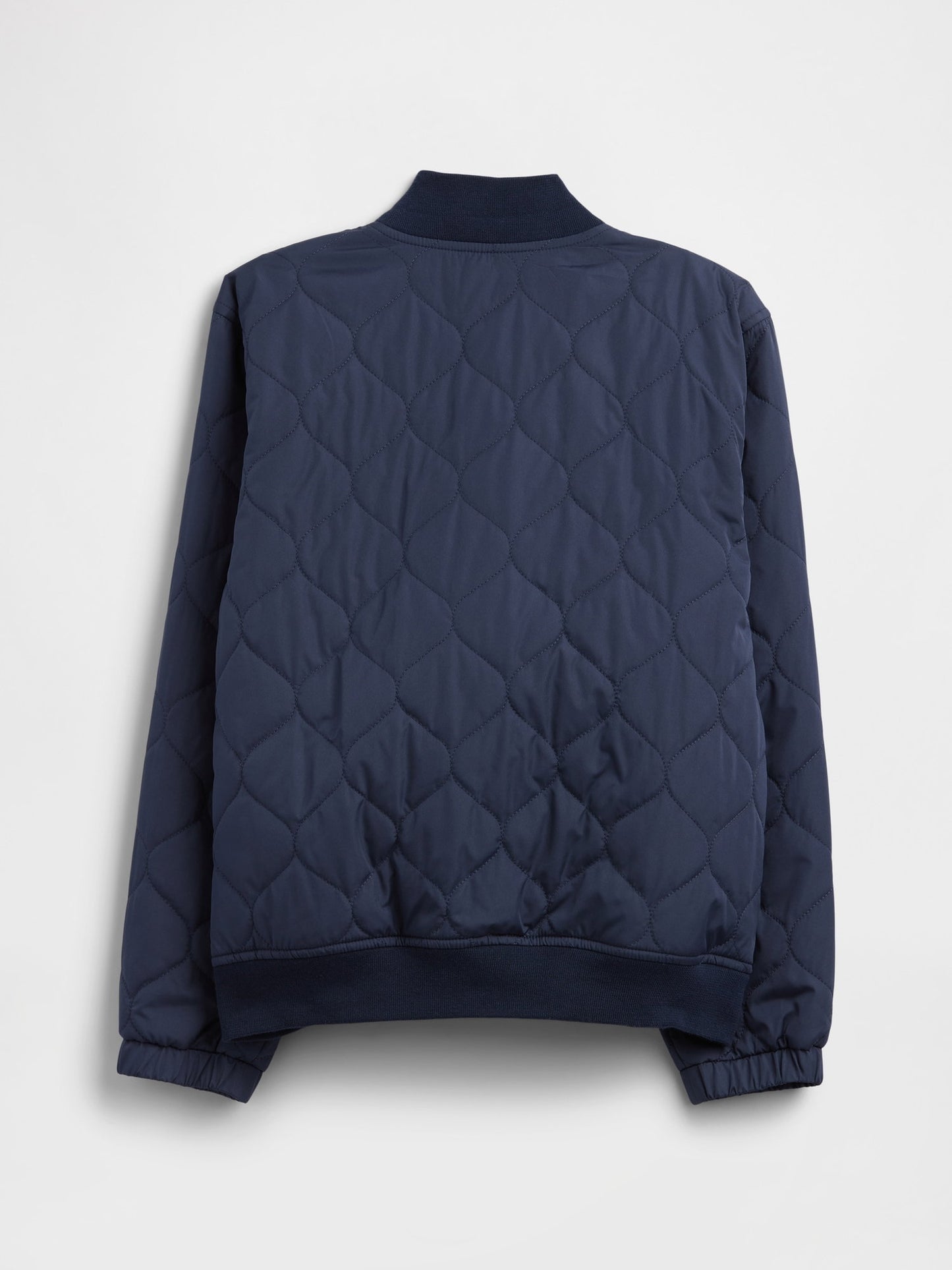 Lacivert Kapitone Bomber Ceket