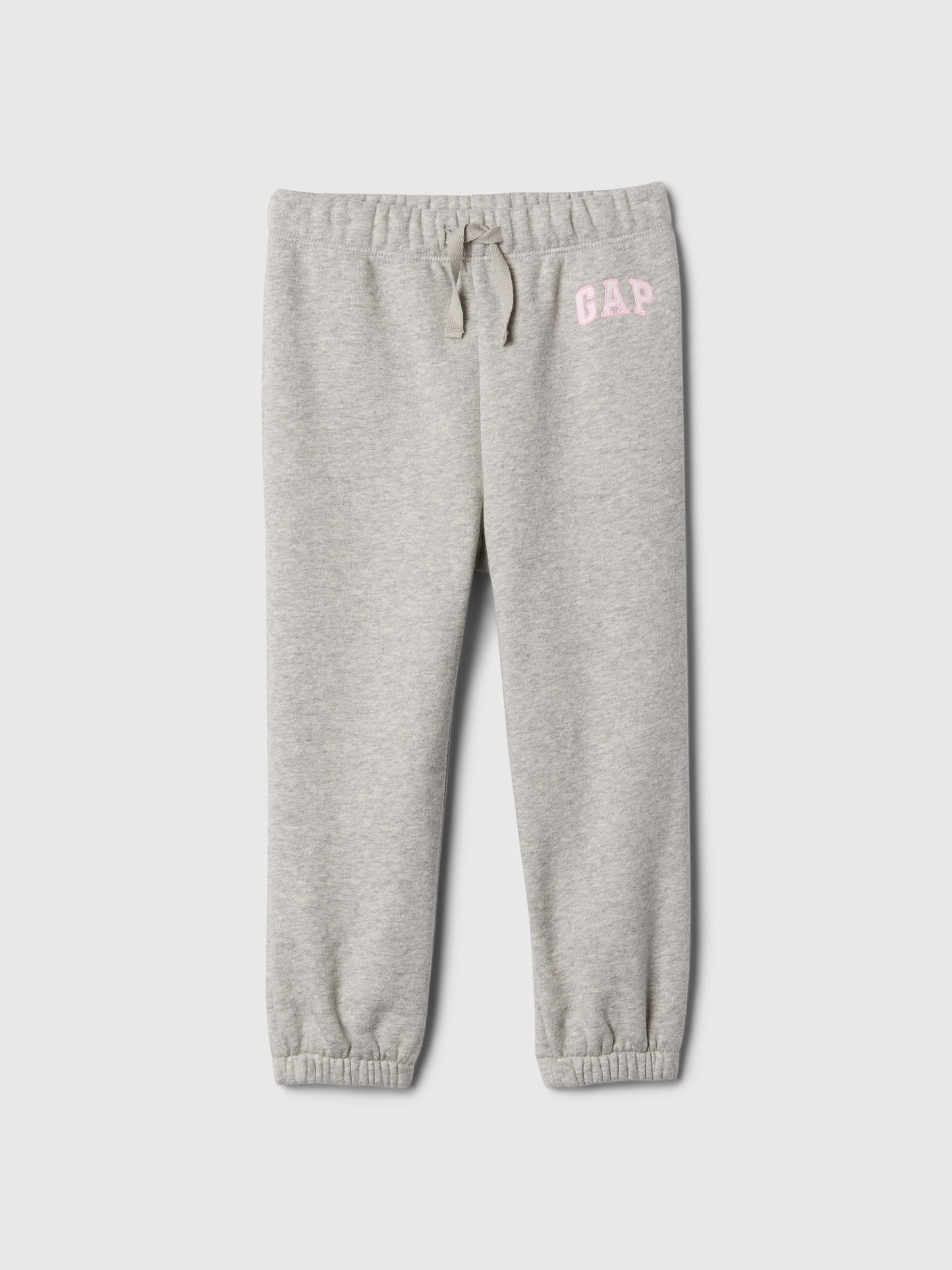 Gri Gap Logo Kalp Desenli Pull-on Jogger Fleece Eşofman Altı