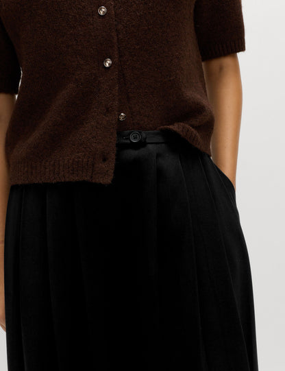 Saten Twill Palazzo Pantolon