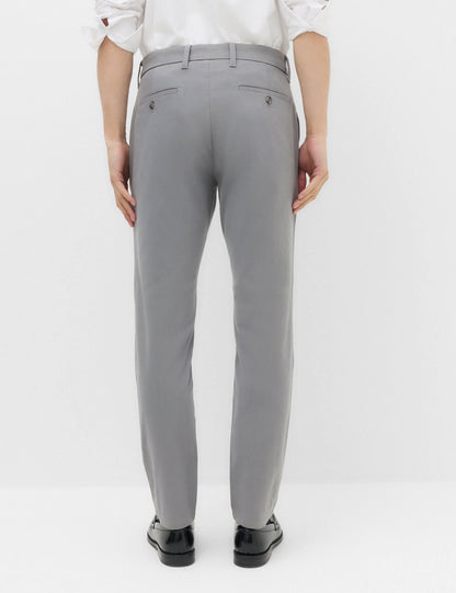 Slim Fit Pamuk Karışımlı Chino Pantolon