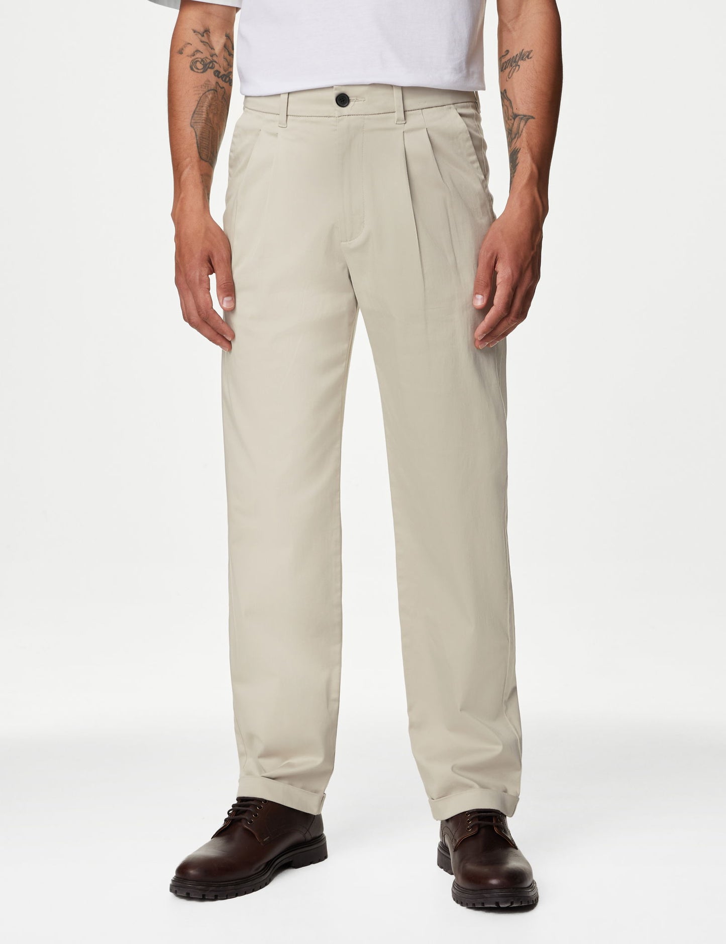 Tapered Fit Chino Pantolon