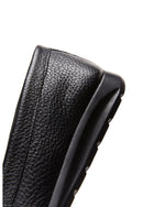 Kadın Siyah Deri Comfort Loafer