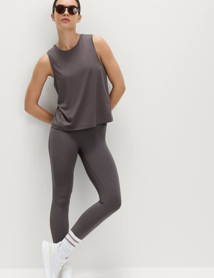 Goodmove Yuvarlak Yaka Boxy Spor Üst