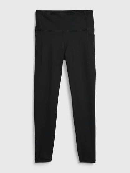 Siyah Gapfit High Rise Geri Dönüştürülmüş Legging Tayt