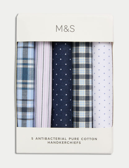 5pk Check Hankies