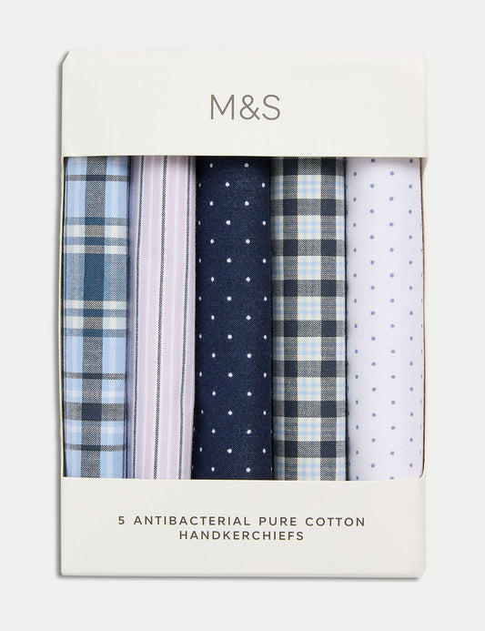 5pk Check Hankies