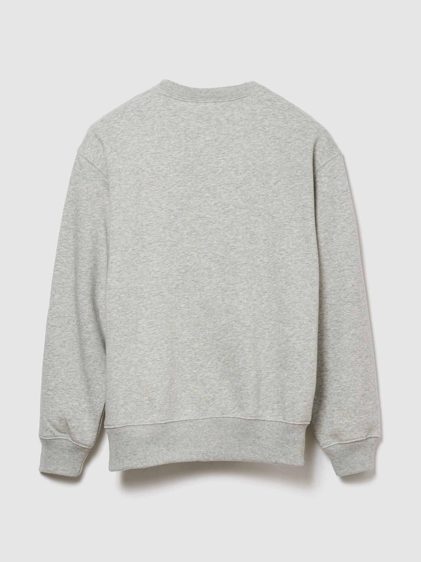 Açık Gri Gap Logo Bisiklet Yaka Fleece Sweatshirt