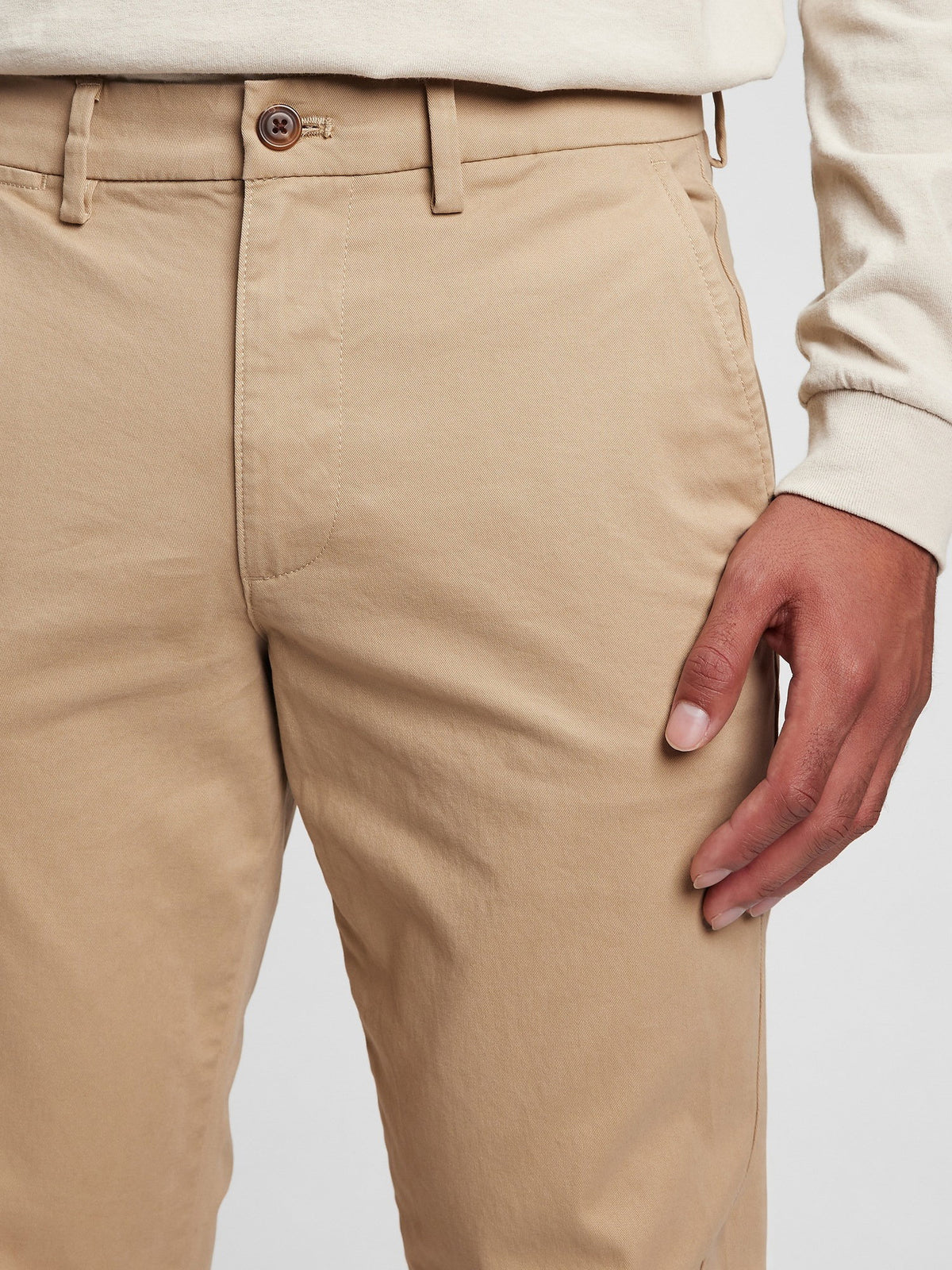 Açık Kahverengi Slim Khaki Pantolon