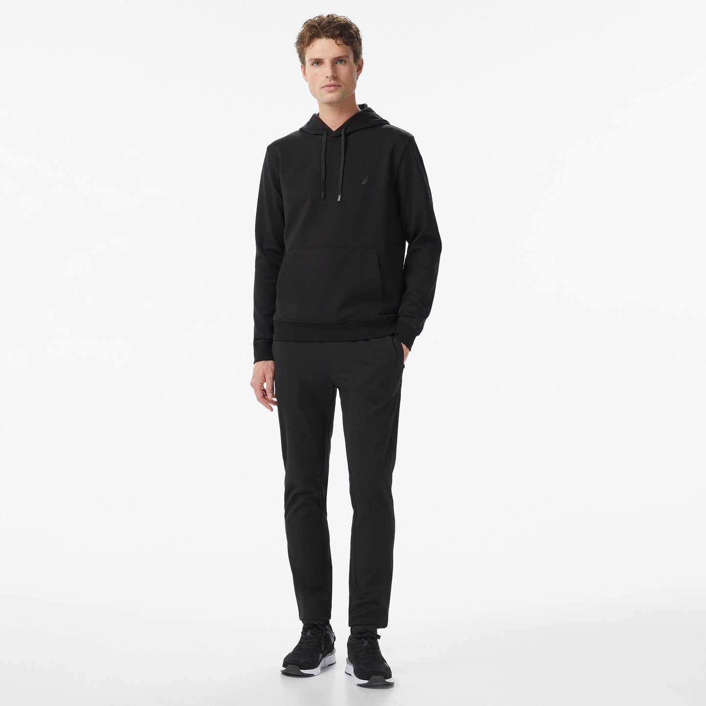 Nautica Erkek Siyah Classic Fit Kapüşonlu Sweatshirt