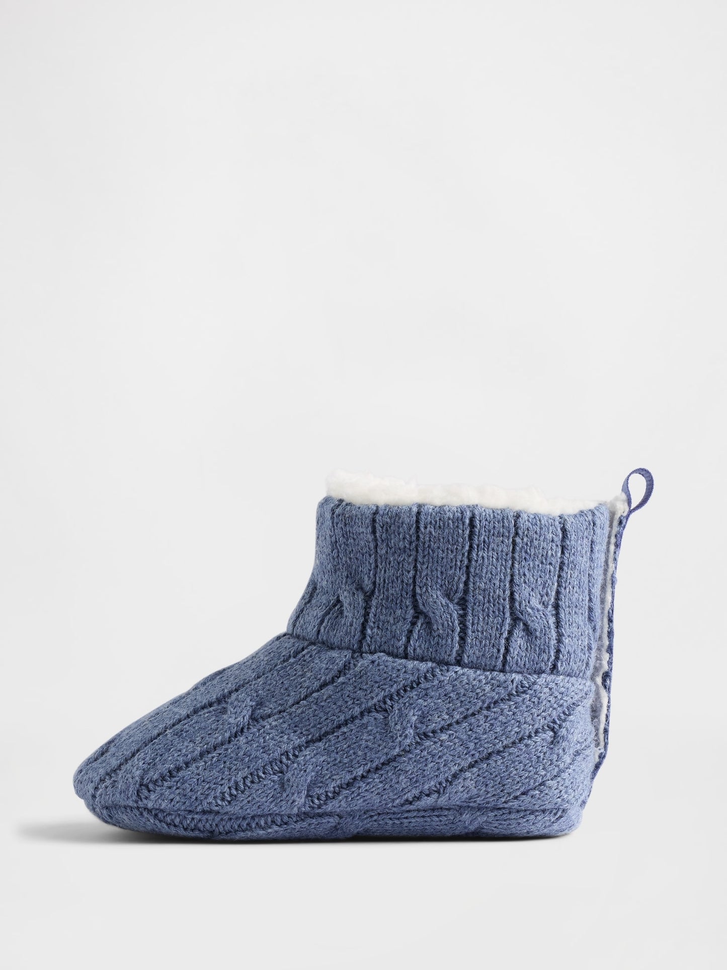 Açık Mavi Sherpa-lined Patik