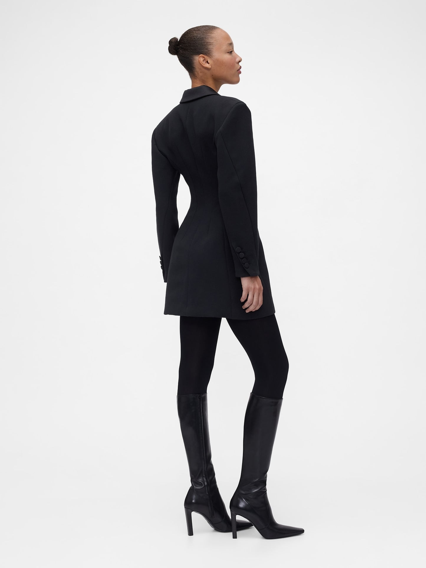 Siyah Gapstudio Tailored Blazer Elbise