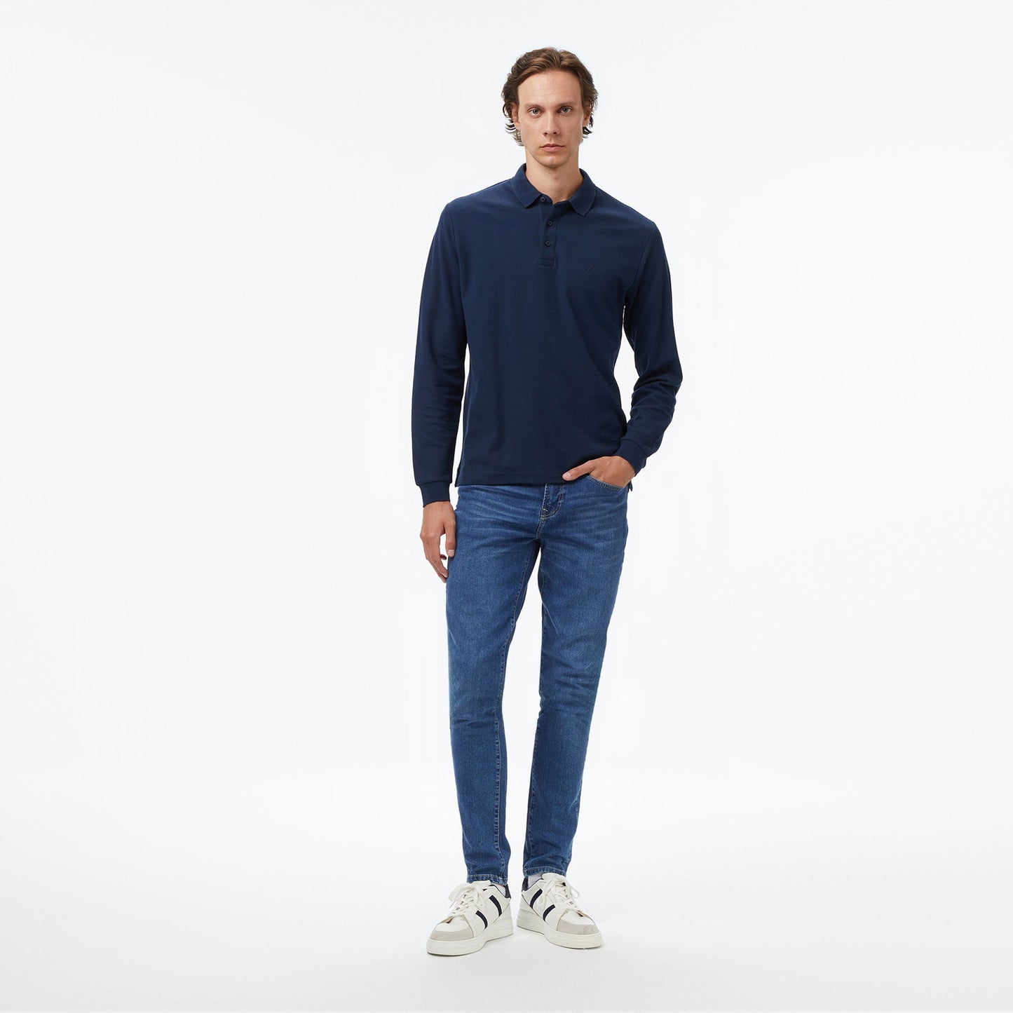 Nautica Erkek Mavi Skinny Staright Pantolon