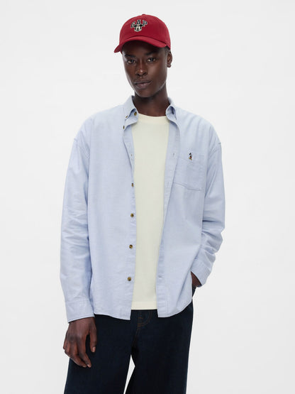 Mavi Gap × Disney Oversize Oxford Gömlek