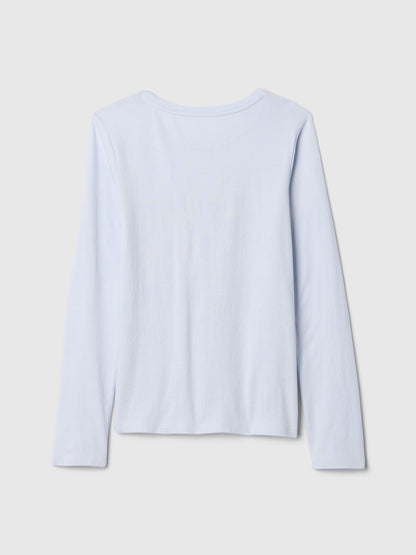Mavi Grafikli T-shirt