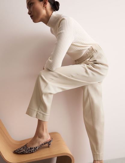 Jersey Wide Leg Pantolon