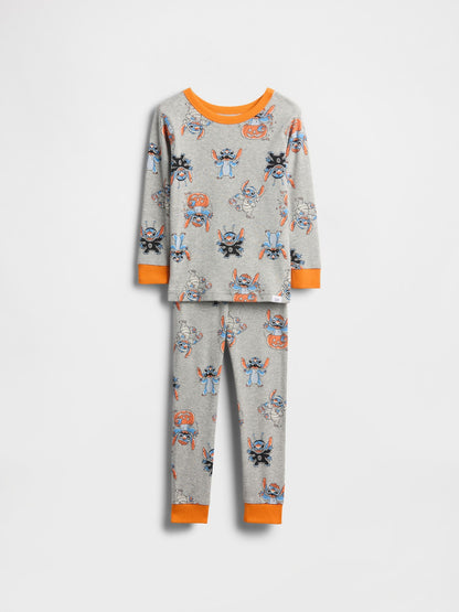 Gri Gap × Disney Organik Brushed Pamuk Halloween Pijama Takımı