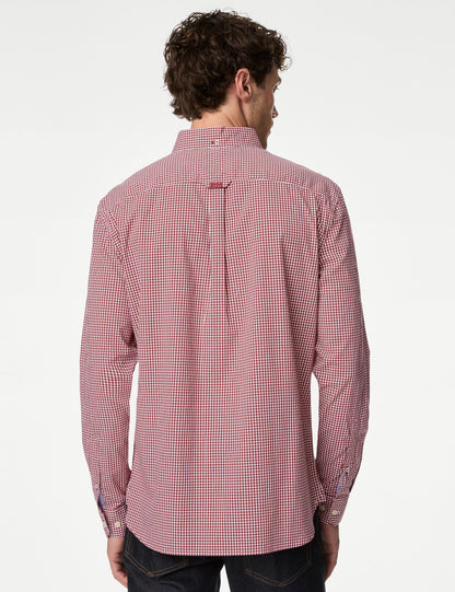 Uzun Kollu Easy Iron Oxford Gömlek
