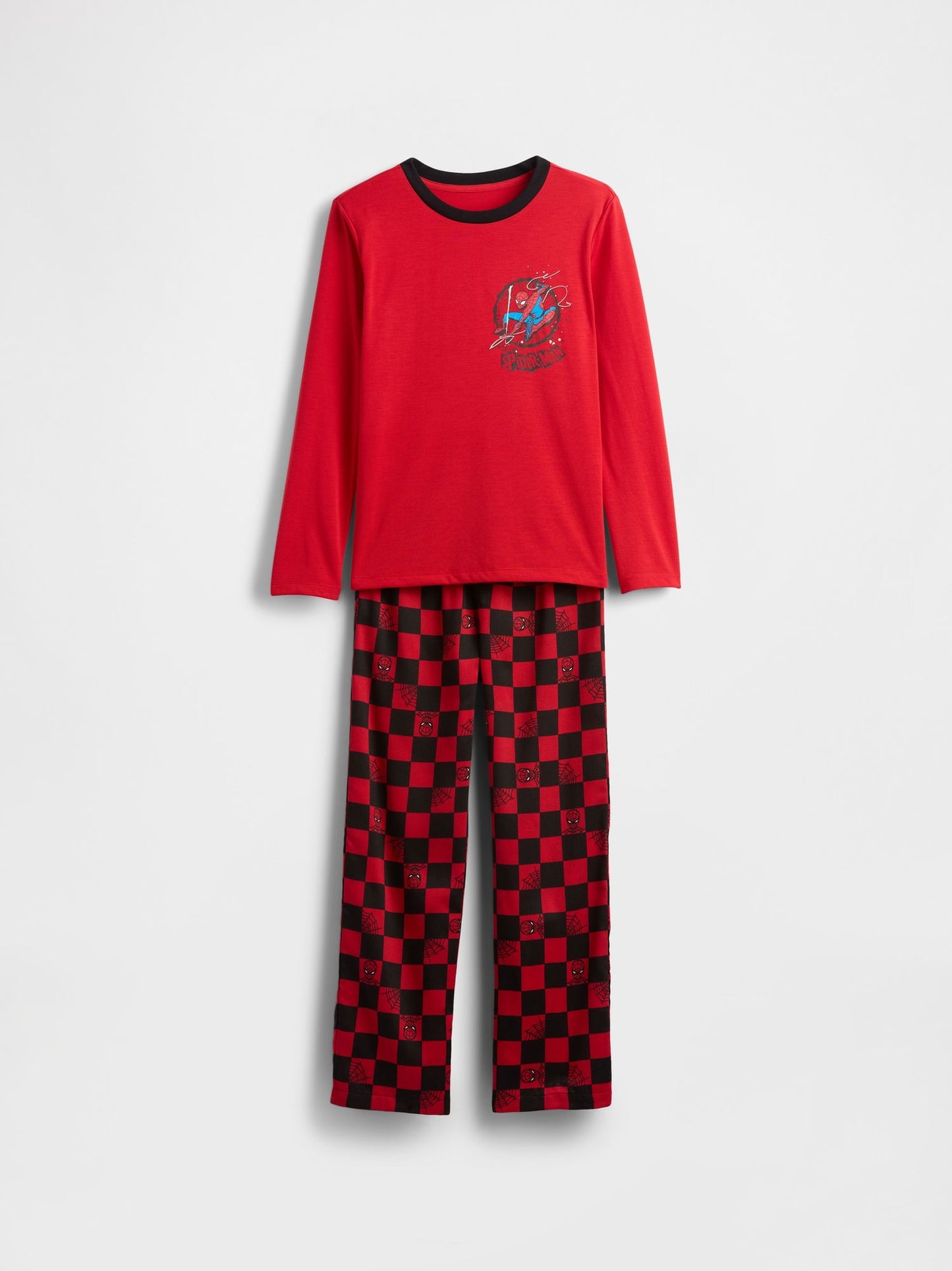 Kırmızı Marvel Spider-man Geri Dönüştürülmüş Pijama Takımı