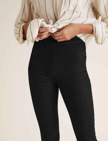 Yüksek Bel Jegging Jean Pantolon