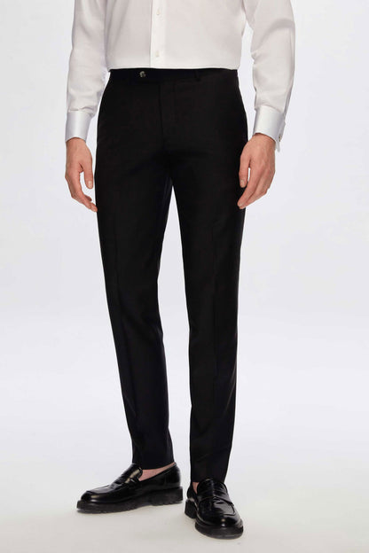 Damat Siyah Kumaş Pantolon