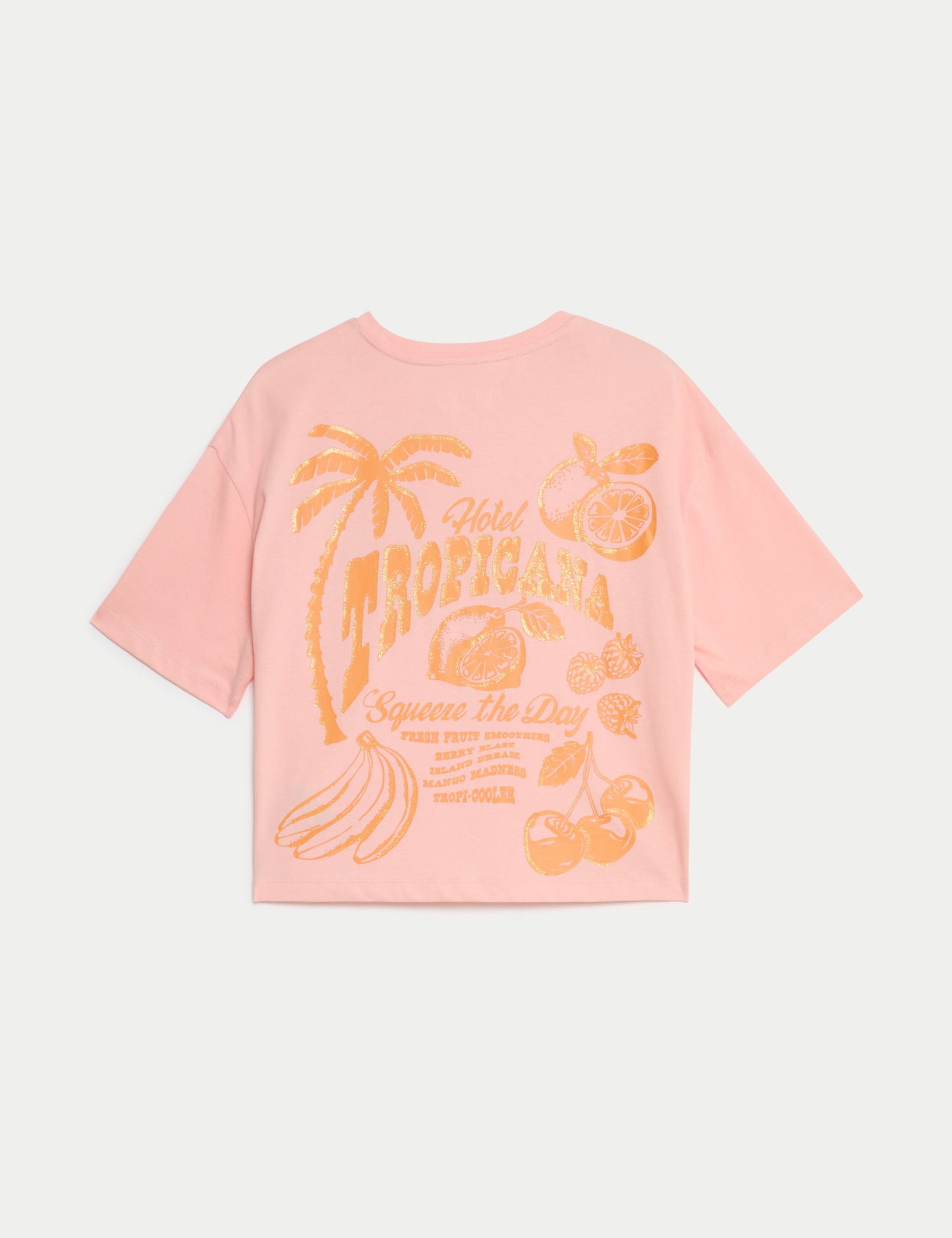 Saf Pamuklu Kısa Kollu T-shirt (6-16 Yaş)