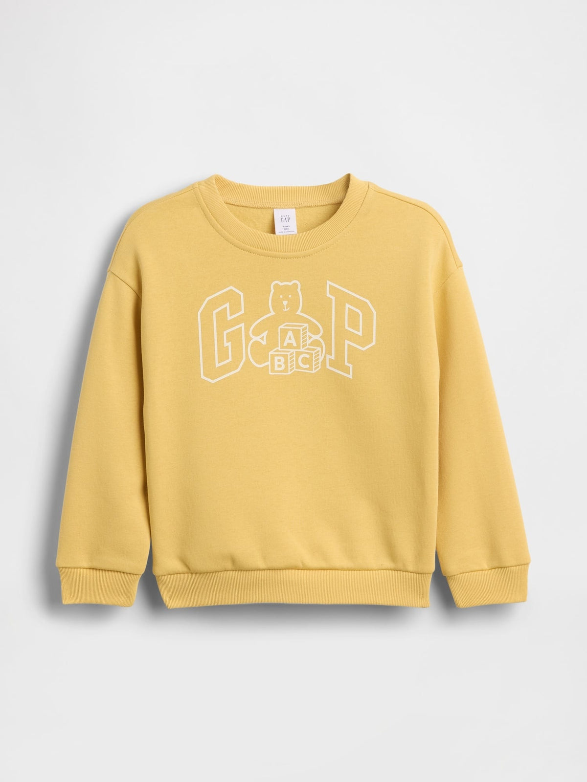 Sarı Relaxed Brannan Bear Logo Sweatshirt