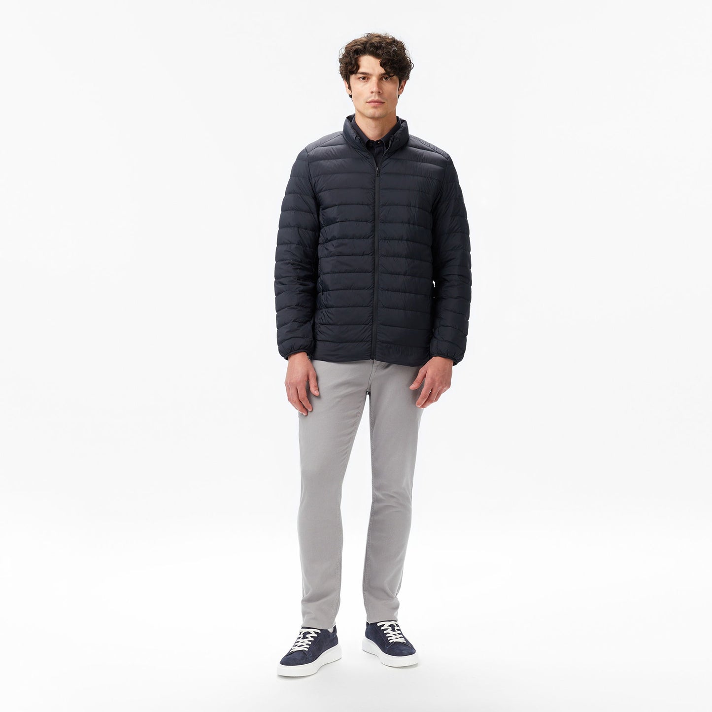 Nautica Erkek Siyah Regular Fit Mont