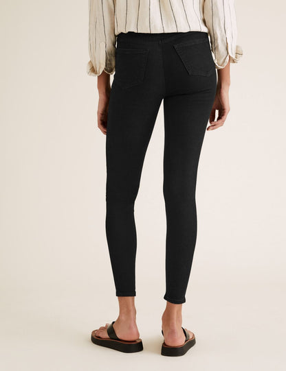Yüksek Bel Jegging Jean Pantolon