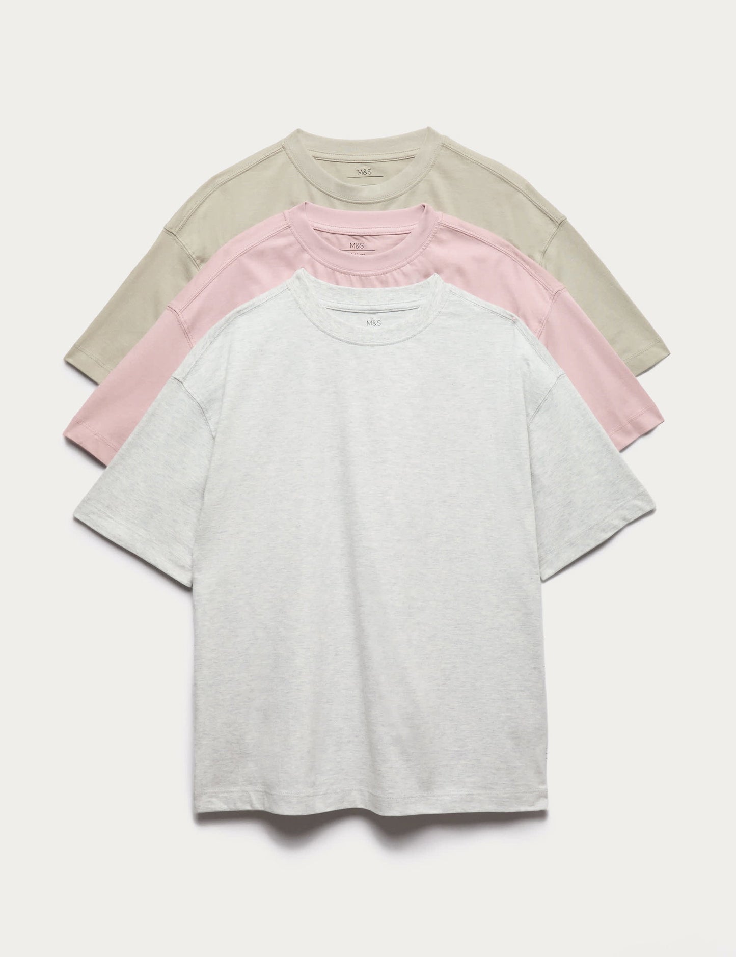 Pamuklu 3'lü T-shirt