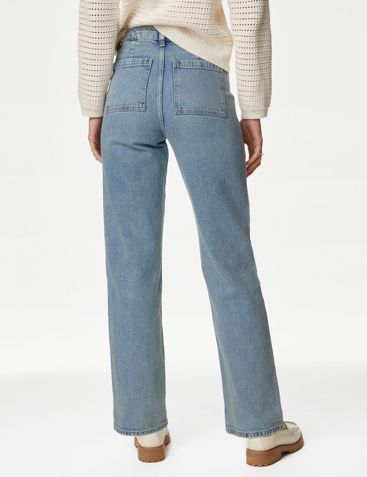 Straight Leg Jean Kargo Pantolon