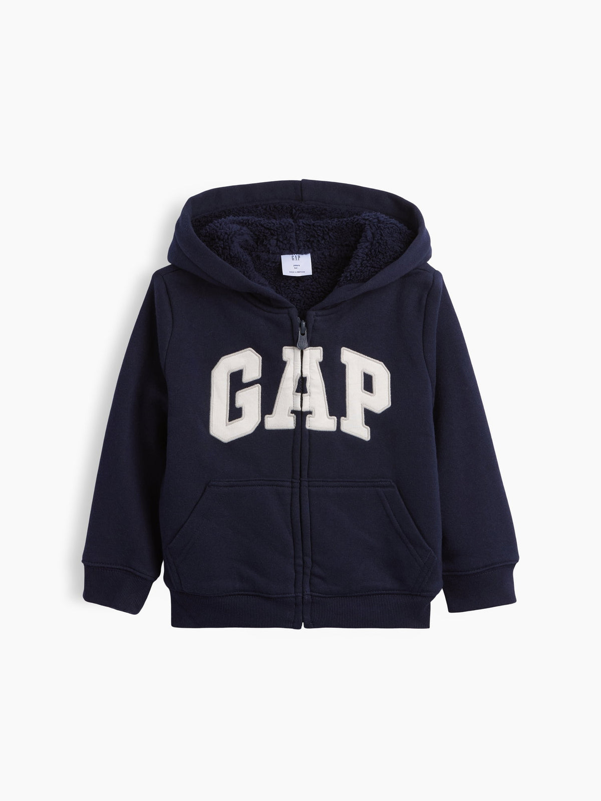 Lacivert Babygap Logolu Sherpa Fermuarlı Sweatshirt