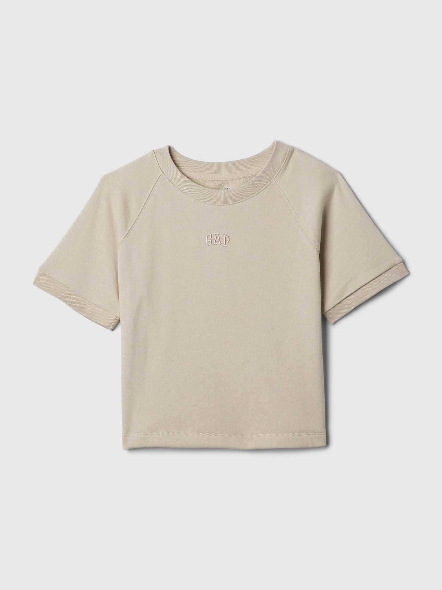 Bej Mini Gap Logo Raglan Sweatshirt