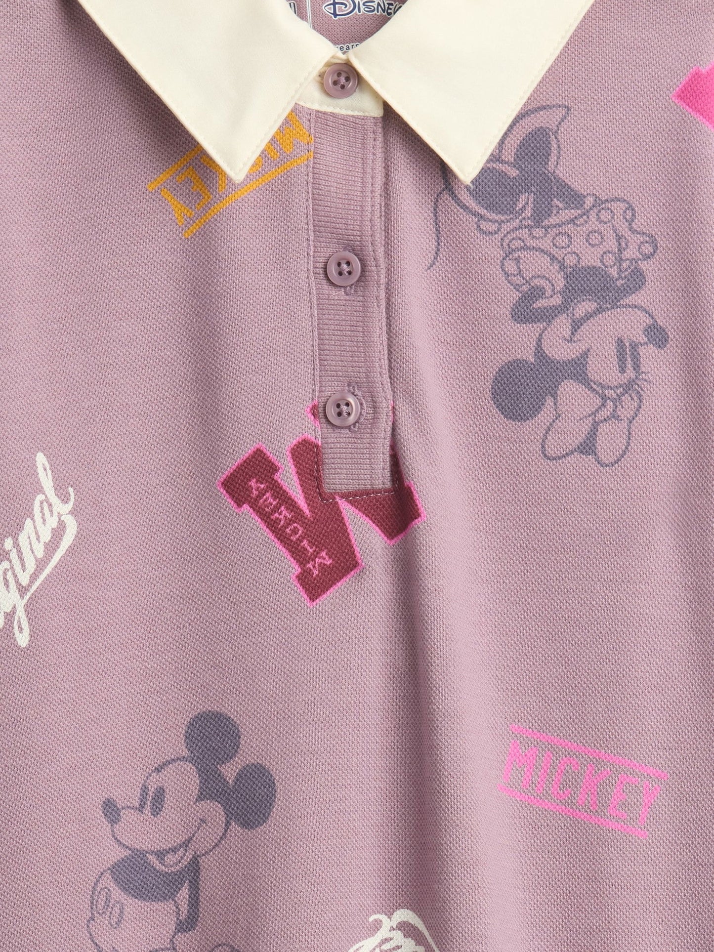 Lila Gap × Disney Rugby Elbise