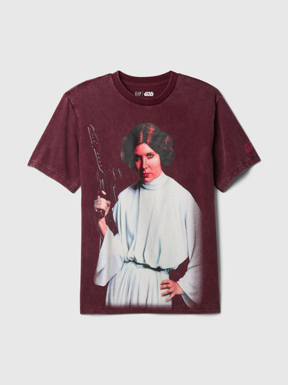 Bordo Gap Logo Star Wars Grafikli T-shirt