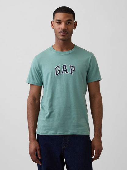 Açık Yeşil Gap Logo T-shirt