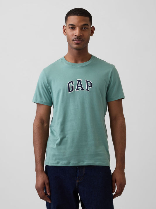 Açık Yeşil Gap Logo T-shirt