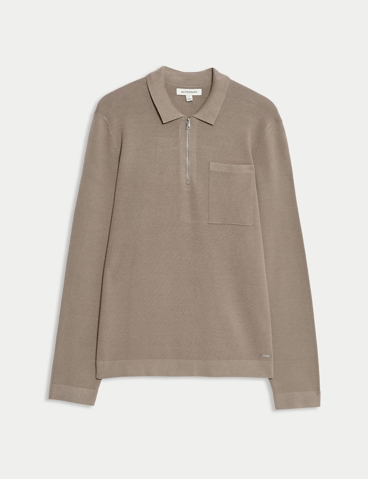 Relaxed Yarım Fermuarlı Polo Üst