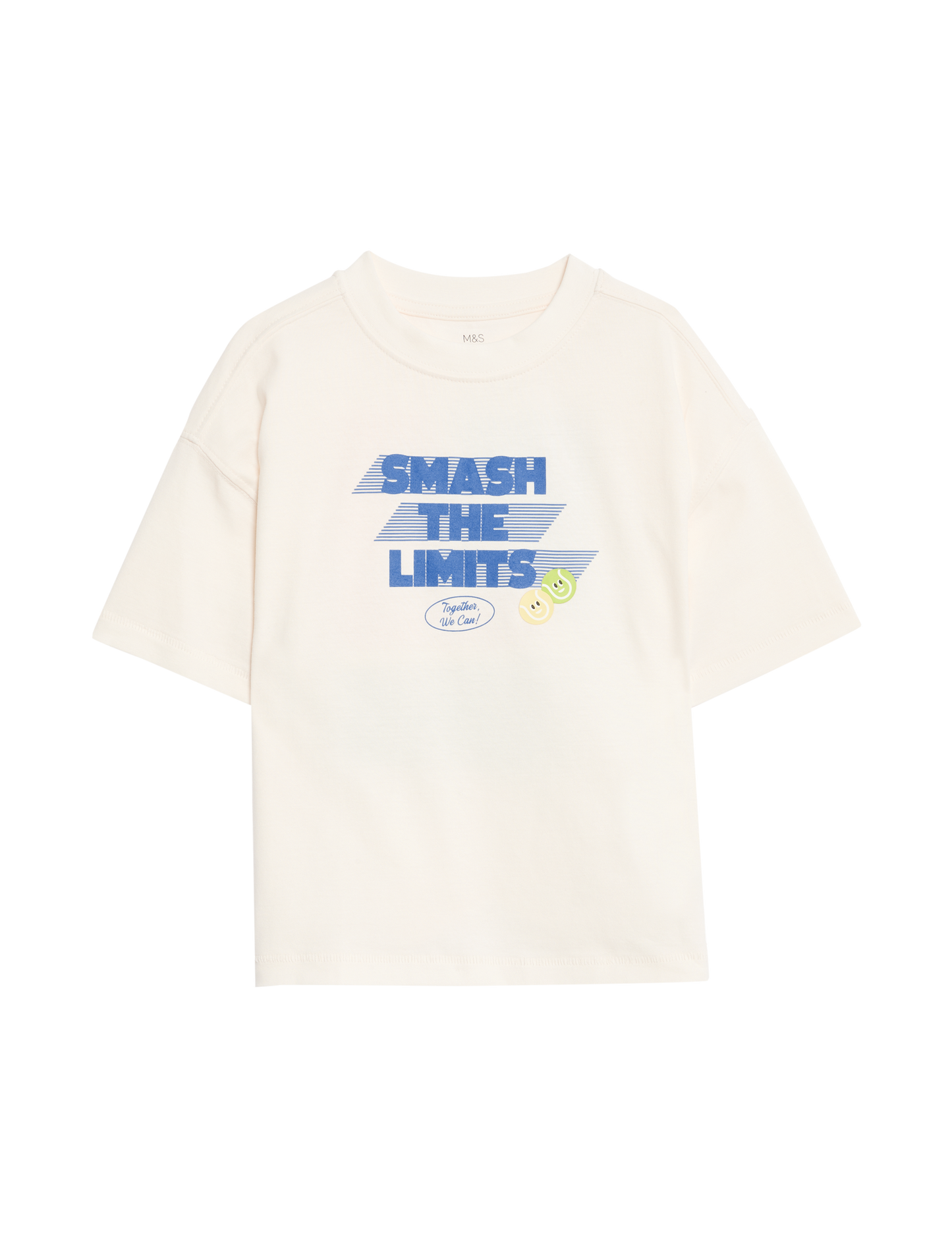 Saf Pamuklu Çocuk Grafik T-shirt