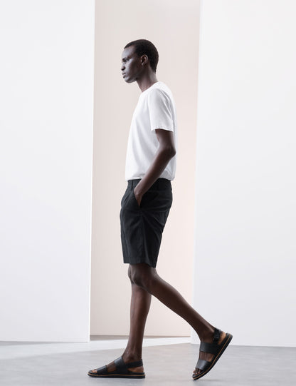 Pamuk Karışımlı Regular Fit Lightweight Chino Şort